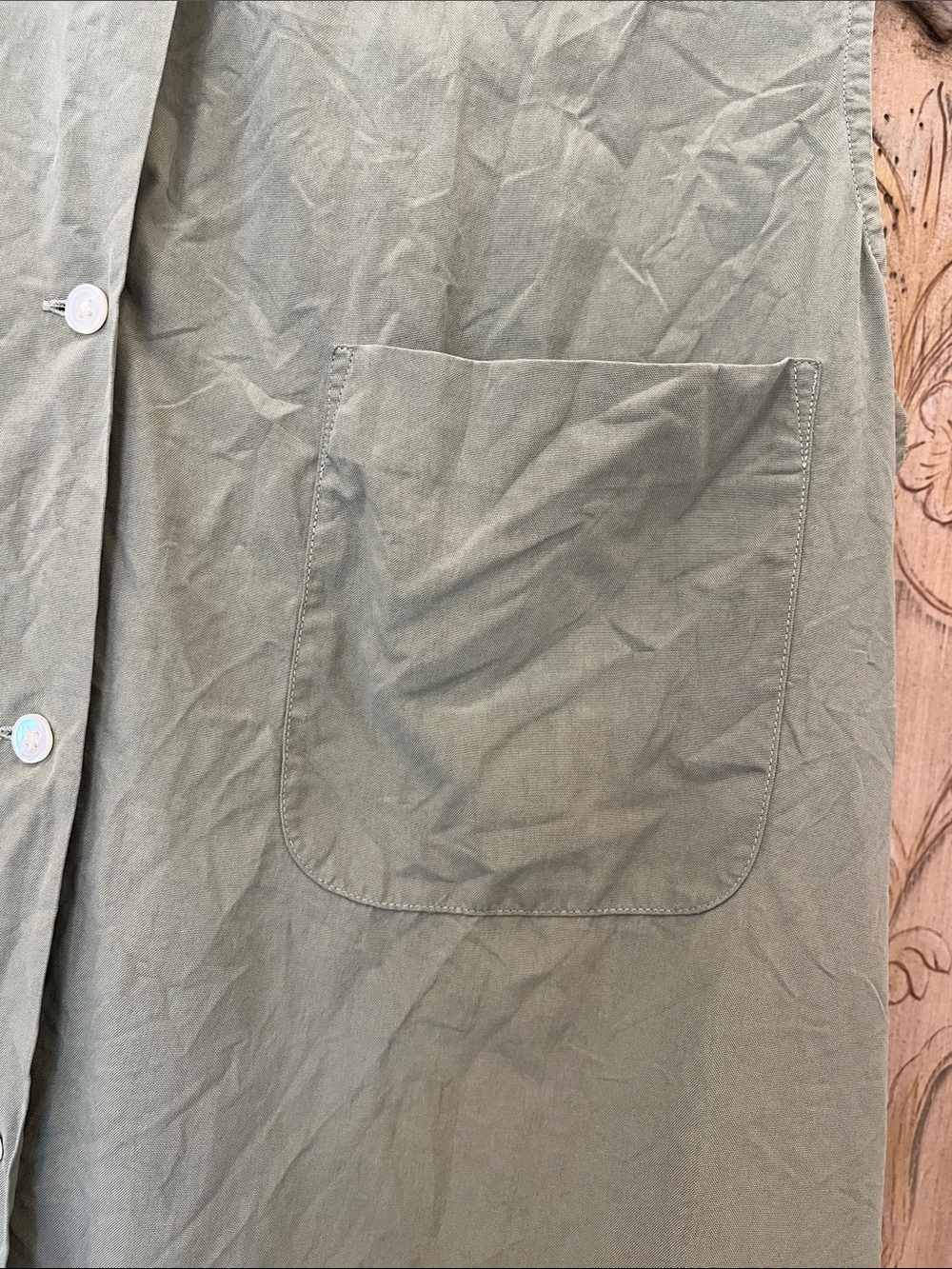 Banana Republic SILK VINTAGE tunic L - Picture 6 of 11